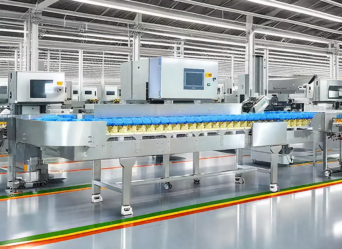 Gnéithe den Scála Checkweigher Tionóil.